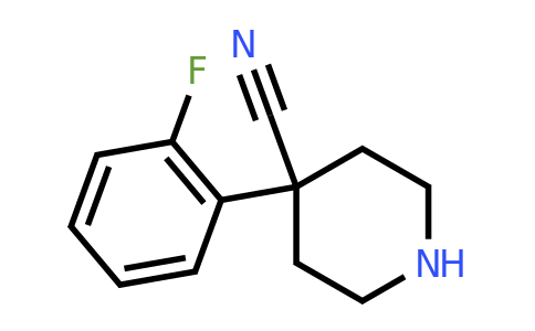 CAS 252002-43-0 | 4-(2-Fluoro-phenyl)-piperidine-4-carbonitrile