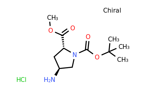 CAS 254881-77-1 | (2R,4S)-4-Amino-1-BOC-pyrrolidine-2-carboxylic acid methyl ester-hcl