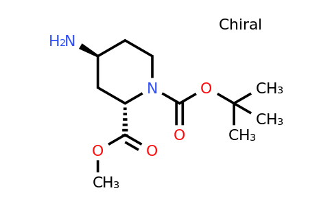CAS 254882-09-2 | 1-tert-butyl 2-methyl (2S,4S)-4-aminopiperidine-1,2-dicarboxylate