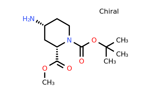 CAS 254882-17-2 | 1-tert-butyl 2-methyl (2S,4R)-4-aminopiperidine-1,2-dicarboxylate