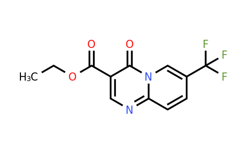 CAS 256238-90-1 | 4-Oxo-7-trifluoromethyl-4H-pyrido[1,2-a]pyrimidine-3-carboxylic acid ethyl ester