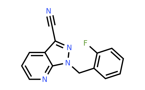 1-(2-Fluoro-benzyl)-1H-pyrazolo[3,4-B]pyridine-3-carbonitrile
