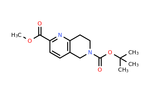 CAS 259809-47-7 | 7,8-Dihydro-5H-[1,6]naphthyridine-2,6-dicarboxylic acid 6-tert-butyl ester 2-methyl ester