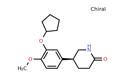 CAS 261358-01-4 | (5S)-5-[3-(cyclopentyloxy)-4-methoxyphenyl]piperidin-2-one