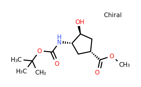 CAS 262280-14-8 | methyl (1R,3S,4S)-3-{[(tert-butoxy)carbonyl]amino}-4-hydroxycyclopentane-1-carboxylate