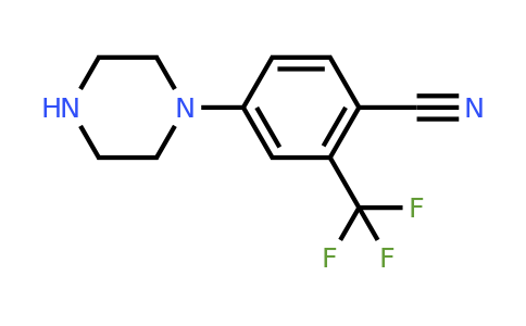 CAS 262295-57-8 | 4-Piperazin-1-yl-2-trifluoromethyl-benzonitrile