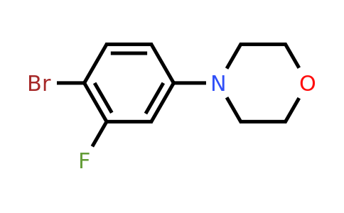 CAS 279261-83-5 | 4-(4-Bromo-3-fluoro-phenyl)-morpholine