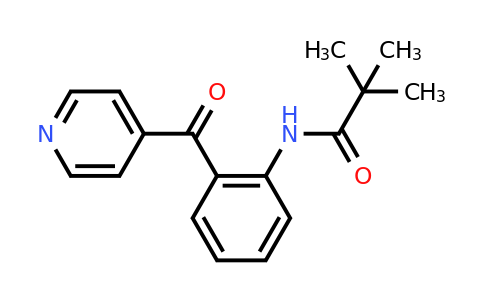 CAS 280568-14-1 | 2,2-Dimethyl-N-[2-(pyridine-4-carbonyl)-phenyl]-propionamide