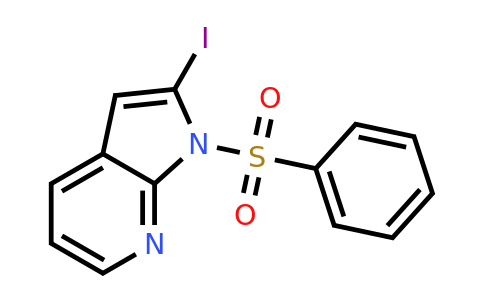 CAS 282734-63-8 | 2-Iodo-1-(phenylsulfonyl)-1H-pyrrolo[2,3-B]pyridine