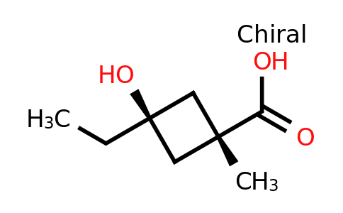CAS 286443-11-6 | trans-3-ethyl-3-hydroxy-1-methylcyclobutanecarboxylic acid