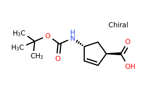 CAS 298716-03-7 | (1R,4R)-4-{[(tert-butoxy)carbonyl]amino}cyclopent-2-ene-1-carboxylic acid