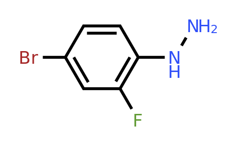 CAS 299440-17-8 | (4-Bromo-2-fluoro-phenyl)-hydrazine