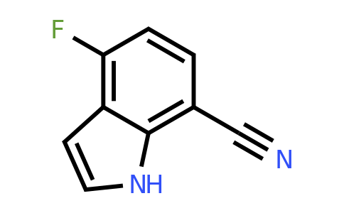 CAS 313337-33-6 | 4-fluoro-1H-indole-7-carbonitrile