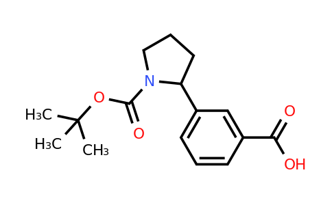 CAS 317355-21-8 | N-Boc-3-pyrrolidin-2-yl-benzoic acid