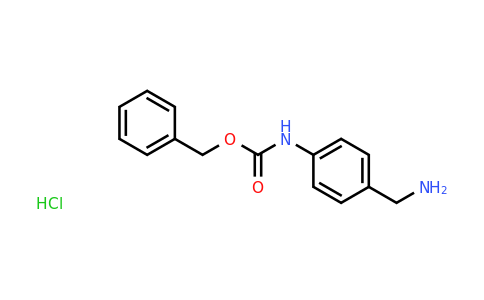 CAS 326407-32-3 | (4-Aminomethyl-phenyl)-carbamic acid benzyl ester hydrochloride