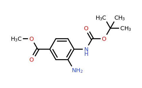 CAS 327046-67-3 | 3-Amino-4-tert-butoxycarbonylamino-benzoic acid methyl ester