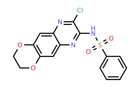 CAS 329269-15-0 | N-{8-chloro-2H,3H-[1,4]dioxino[2,3-g]quinoxalin-7-yl}benzenesulfonamide