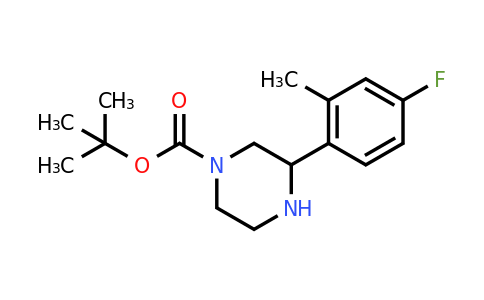 CAS 334477-42-8 | 3-(4-Fluoro-2-methyl-phenyl)-piperazine-1-carboxylic acid tert-butyl ester