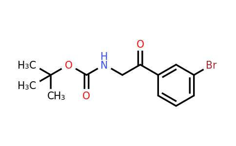 CAS 339185-69-2 | [2-(3-Bromo-phenyl)-2-oxo-ethyl]-carbamic acid tert-butyl ester