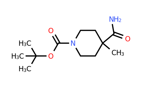CAS 343788-67-0 | 4-Carbamoyl-4-methyl-piperidine-1-carboxylic acid tert-butyl ester