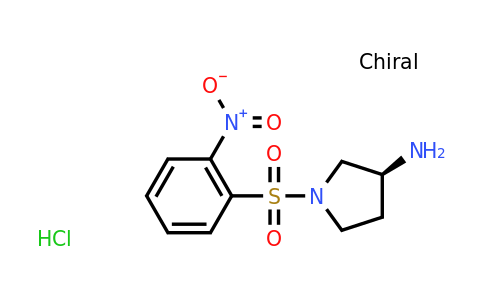 CAS 346421-67-8 | (S)-1-(2-Nitro-benzenesulfonyl)-pyrrolidin-3-ylamine hydrochloride