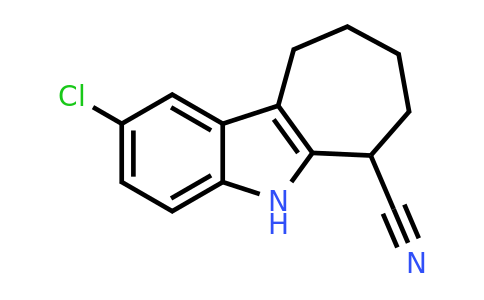 CAS 352553-96-9 | 2-Chloro-5,6,7,8,9,10-hexahydro-cyclohepta[b]indole-6-carbonitrile
