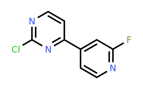 CAS 361147-25-3 | 2-Chloro-4-(2-fluoropyridin-4-YL)pyrimidine