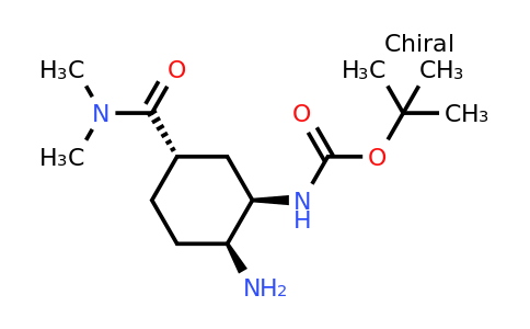 CAS 365998-36-3 | tert-butyl N-[(1R,2S,5S)-2-amino-5-(dimethylcarbamoyl)cyclohexyl]carbamate