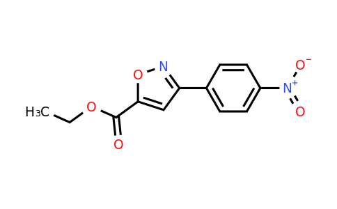 CAS 370848-42-3 | 3-(4-Nitro-phenyl)-isoxazole-5-carboxylic acid ethyl ester