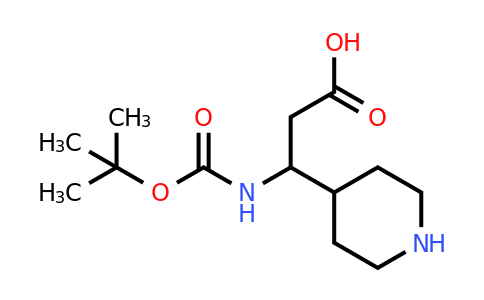 CAS 372144-03-1 | 3-tert-Butoxycarbonylamino-3-piperidin-4-yl-propionic acid