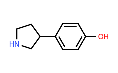 CAS 378765-51-6 | 4-Pyrrolidin-3-yl-phenol