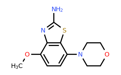 CAS 383865-57-4 | 4-Methoxy-7-morpholinobenzo[D]thiazol-2-amine