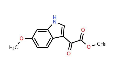 CAS 408354-40-5 | Methyl 2-(6-methoxy-1H-indol-3-YL)-2-oxoacetate