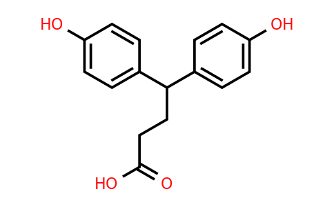 CAS 4090-45-3 | 4,4-Bis(4-hydroxyphenyl)butanoic acid