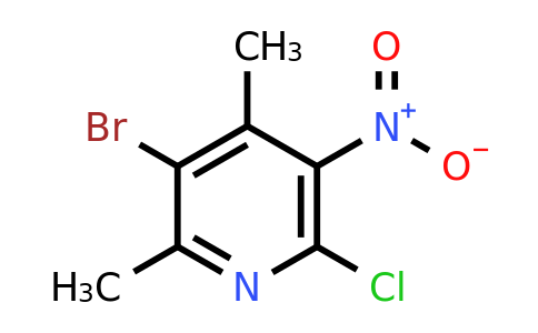 CAS 415907-79-8 | 3-bromo-6-chloro-2,4-dimethyl-5-nitropyridine