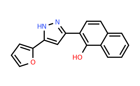 CAS 429653-28-1 | 2-(5-Furan-2-yl-1H-pyrazol-3-yl)-naphthalen-1-ol