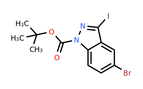 CAS 459133-68-7 | 1-N-Boc-5-bromo-3-iodo-1H-indazole