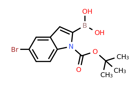 CAS 475102-13-7 | 5-Bromo-1-(tert-butoxycarbonyl)-1H-indol-2-ylboronic acid