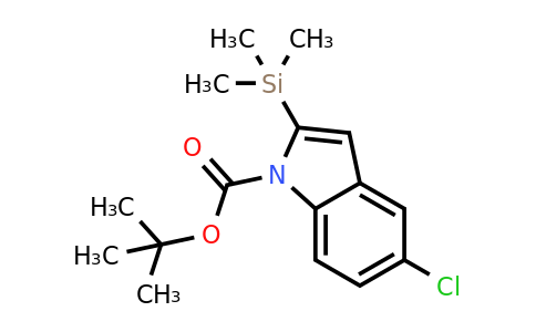 CAS 475102-16-0 | 1-Boc-5-chloro-2-trimethylsilanyl-indole
