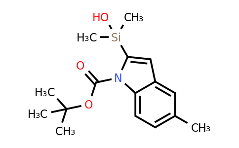 CAS 475102-18-2 | 1-Boc-2-(hydroxy-dimethyl-silanyl)-5-methyl-indole