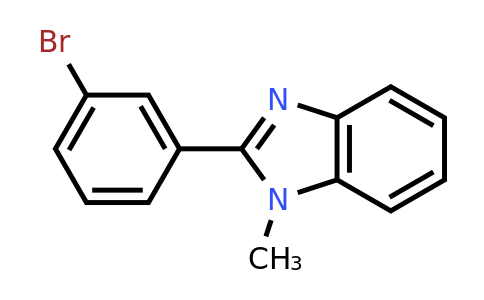 CAS 477543-22-9 | 2-(3-bromophenyl)-1-methyl-1H-1,3-benzodiazole