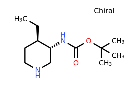 CAS 488728-05-8 | tert-butyl N-[(3S,4R)-4-ethylpiperidin-3-yl]carbamate