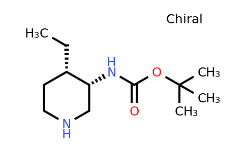 CAS 488728-06-9 | tert-butyl N-[(3S,4S)-4-ethylpiperidin-3-yl]carbamate