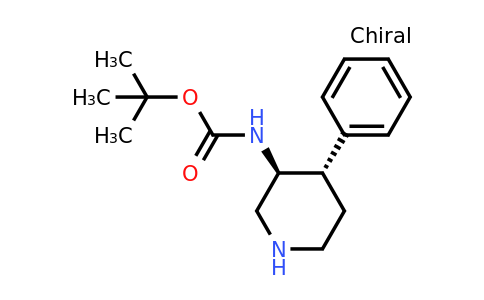 CAS 488728-07-0 | tert-butyl N-[(3S,4S)-4-phenylpiperidin-3-yl]carbamate