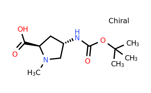 CAS 489447-09-8 | D-​Proline, 4-​[[(1,​1-​dimethylethoxy)​carbonyl]​amino]​-​1-​methyl-​, (4S)​-
