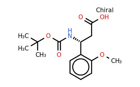 CAS 500788-85-2 | Boc-(R)-3-amino-3-(2-methoxy-phenyl)-propionic acid