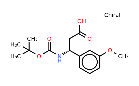 CAS 500788-86-3 | Boc-(R)-3-amino-3-(3-methoxy-phenyl)-propionic acid