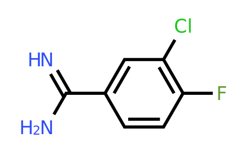 CAS 504404-34-6 | 3-Chloro-4-fluoro-benzamidine
