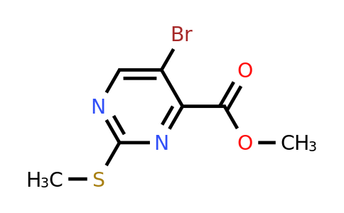 CAS 50593-91-4 | Methyl 5-bromo-2-(methylsulfanyl)-4-pyrimidinecarboxylate