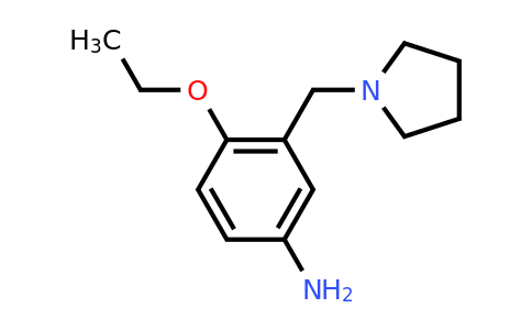 CAS 51388-10-4 | 4-ethoxy-3-[(pyrrolidin-1-yl)methyl]aniline